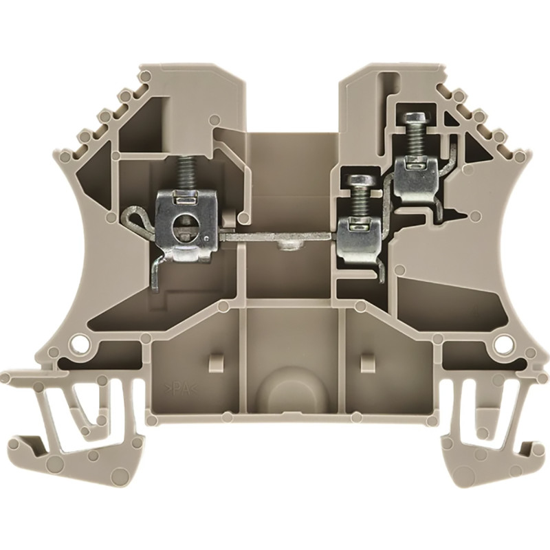Weidmüller WDU gennemgangsklemme ZR, beige på 2,5/1,5 mm²