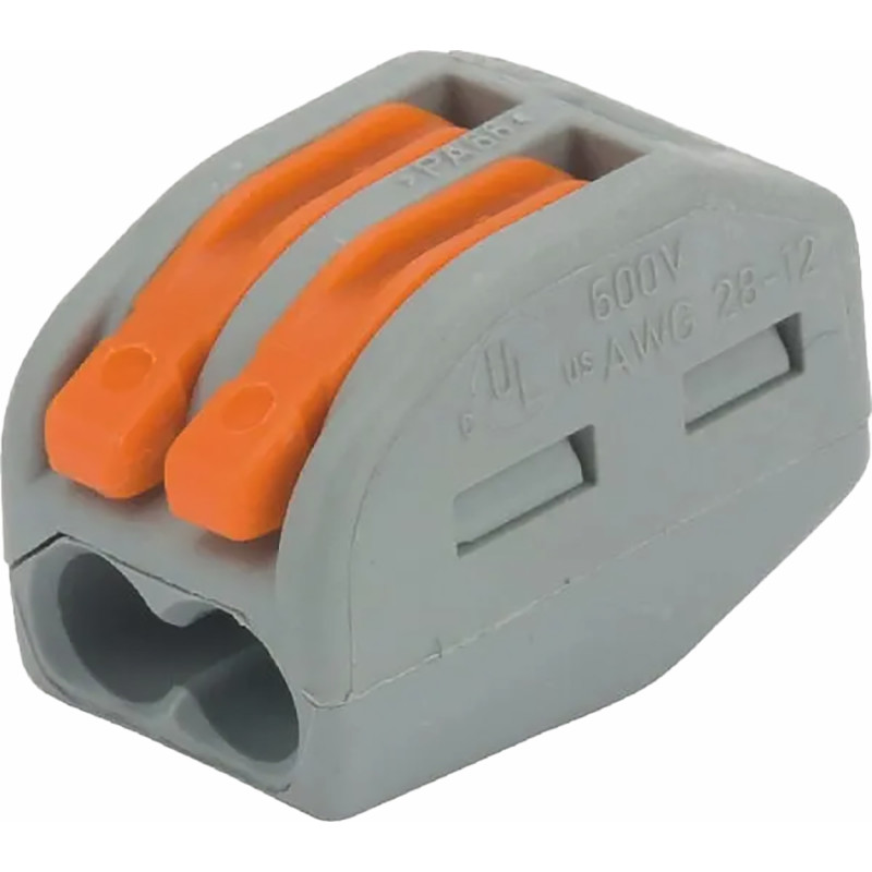 50 stk Wago Samlemuffe 2x4 mm², Grå
