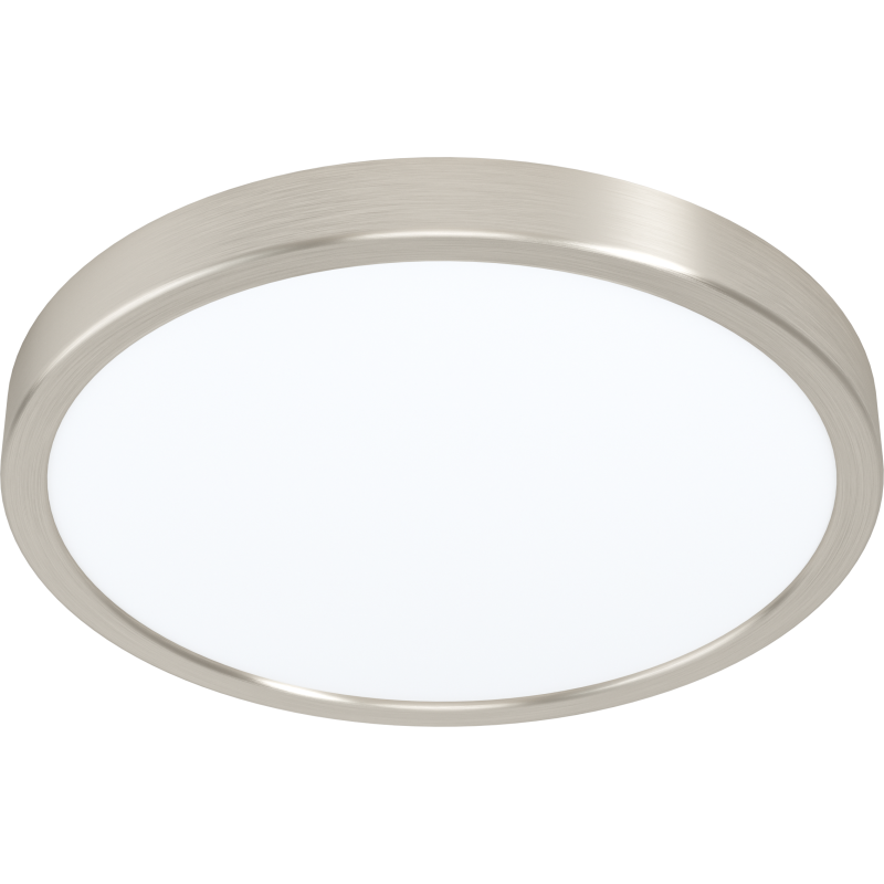 Eglo Z Fueva Bath plafond, børstet stål, Ø28,5 cm