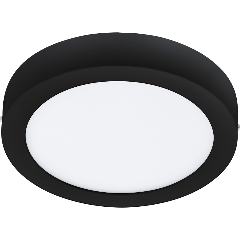 Eglo Z Fueva Bath plafond, svart, Ø21 cm