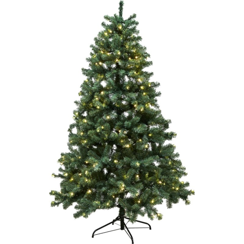 Nordic Winter Aske plastgran med belysning, 180 x 118 cm