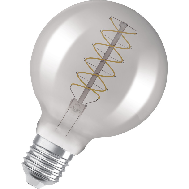 Osram vintage 1906 led krone guld spiral filament ultra tynd 250lm 3,4w/822 (25w) e14 dæmpbar