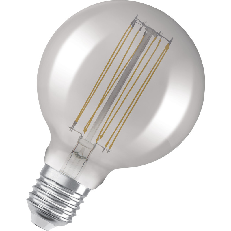 Osram vintage 1906 led tubular guld straight filament ultra tynd 470lm 4,8w/822 (40w) e27 dæmpbar