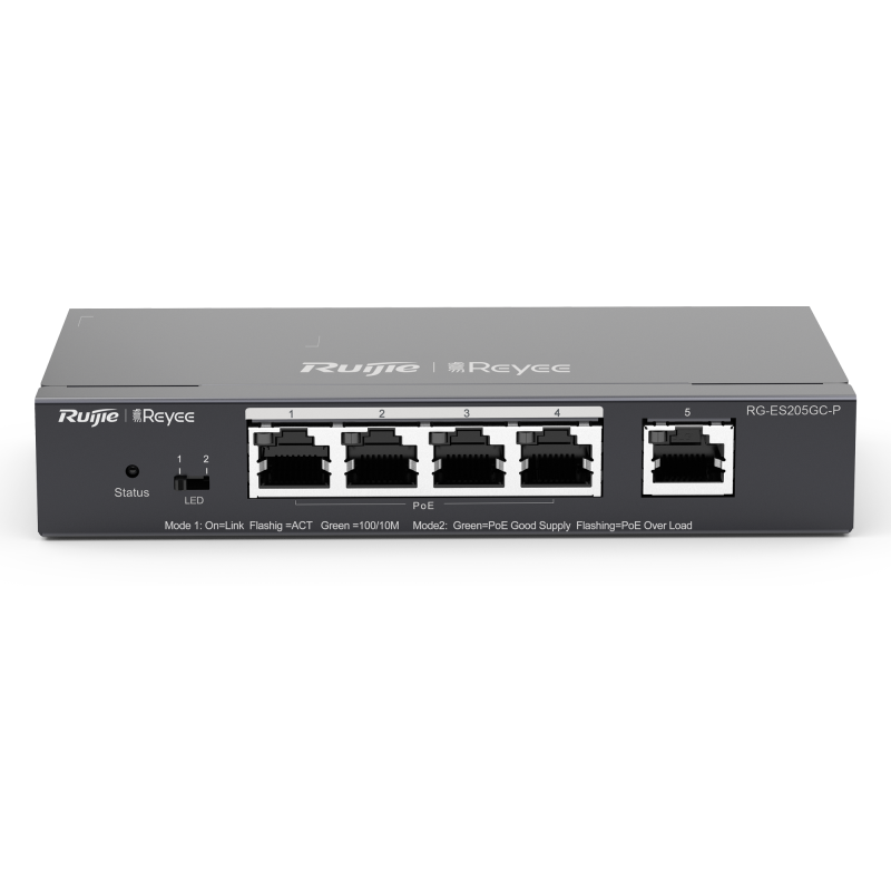 Ruijie Networks RG-ES205GC-P Switch 5-porte Gigabit Ethernet