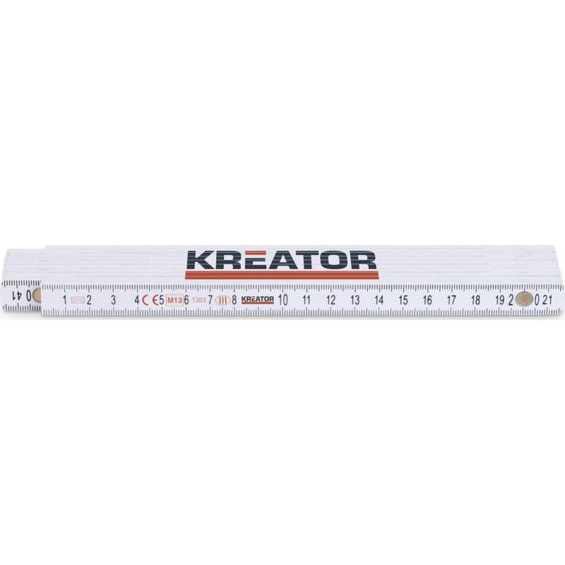 KREATOR tommestok, 2 m, ABS-plast