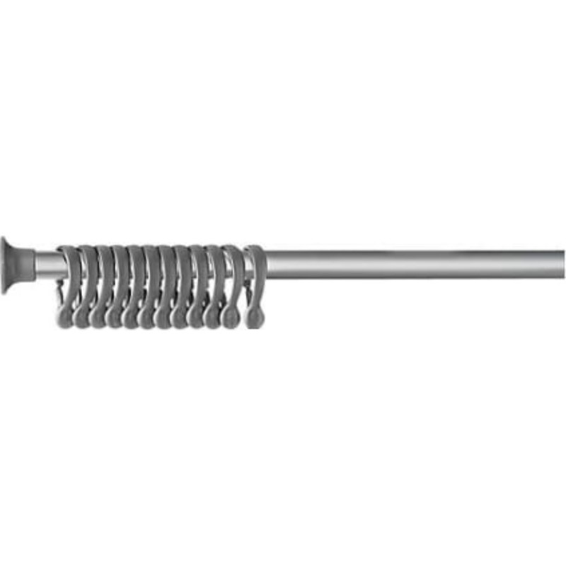 Van Der P Erica2000 Super-expander badeforhængsstang, 70-170 cm, sølv