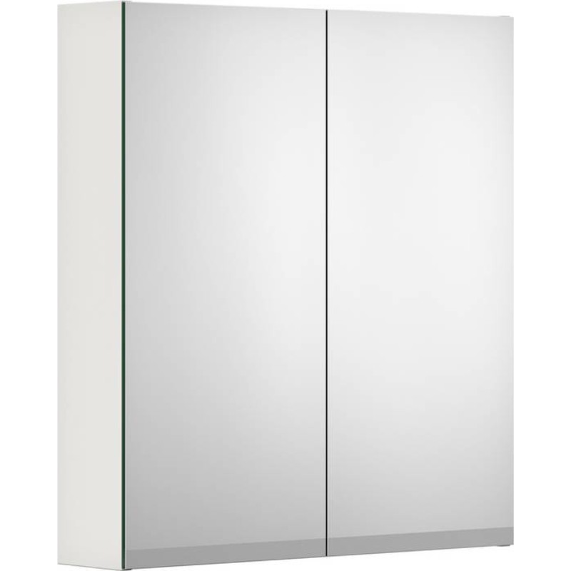 Gustavsberg Artic spegelskåp med belysning, 59,4x66,2 cm, vit