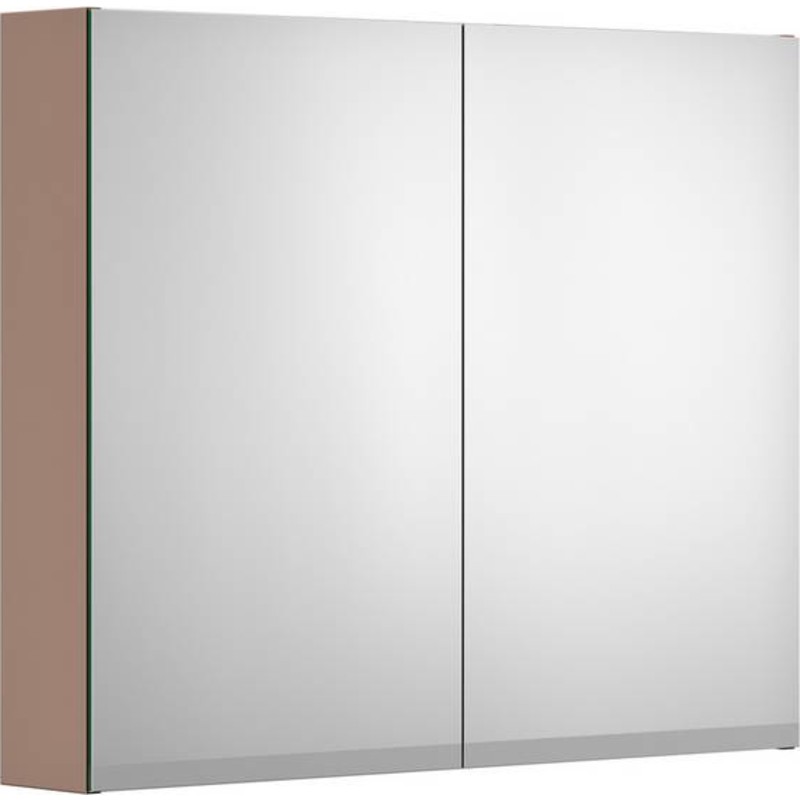 Gustavsberg Artic spegelsk&aring;p med belysning, 79,4x66,2 cm, rosa