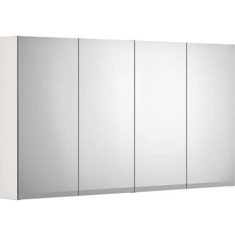 Gustavsberg Artic spegelsk&aring;p med belysning, 118,8x66,2 cm, vit