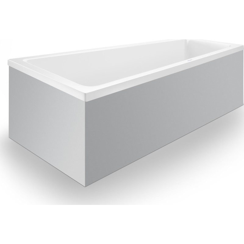 Duravit No.1 badekar, 170x100 cm, venstre, hvid