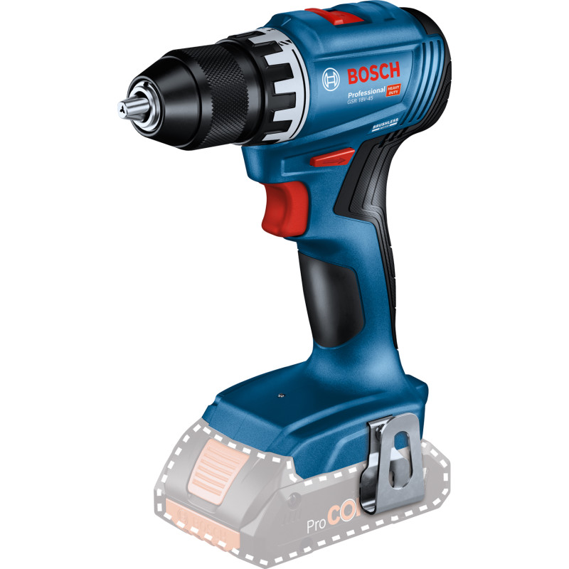 Bosch Professional GSR18V-45C bore-skruemaskine u. batteri