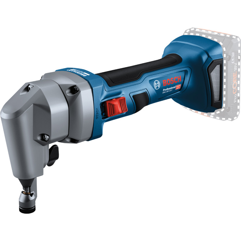 Bosch Professional GNA18V-16E pladeudstanser u. batteri