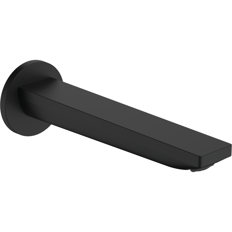 Hansgrohe Rebris E-pip, 200 mm, 1/2", matt svart