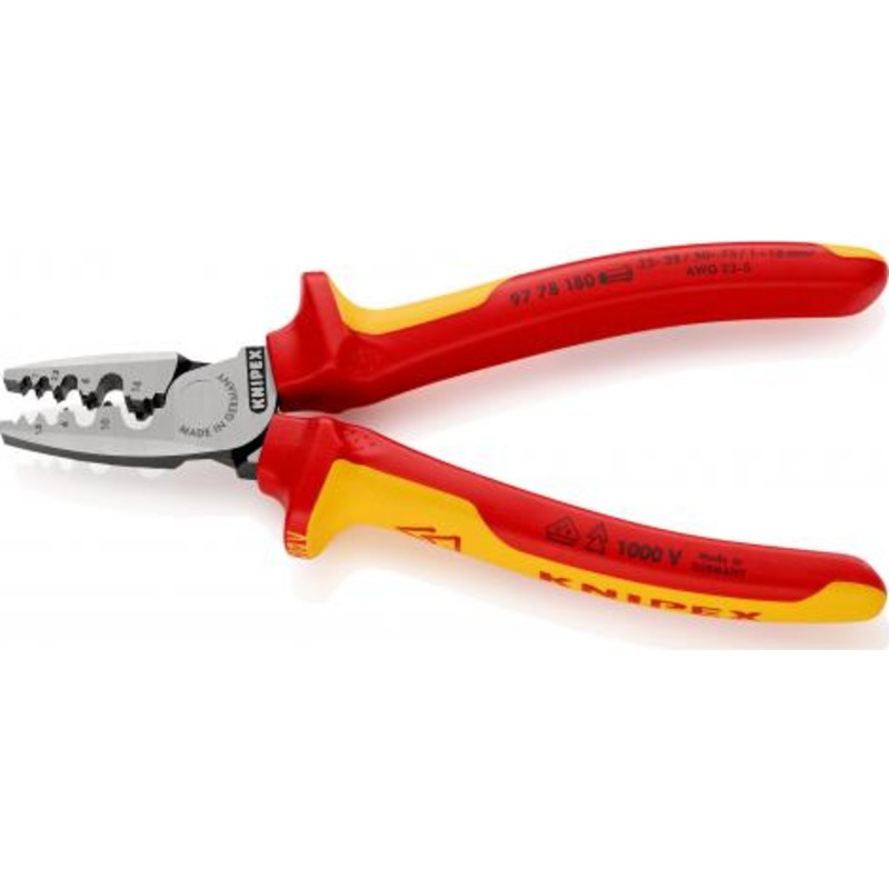 Crimptang Knipex 97 78 180 - kombinationstang til kabler