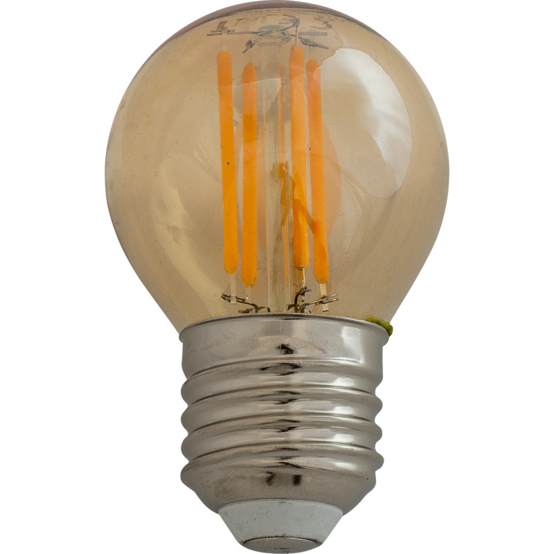 LED Krone Amber D45, E27, 3 Trin, 4W, 400 lm, 2200K