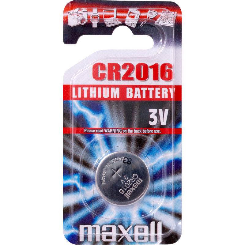 Maxell Lithium CR2016 Batteri, 1 stk