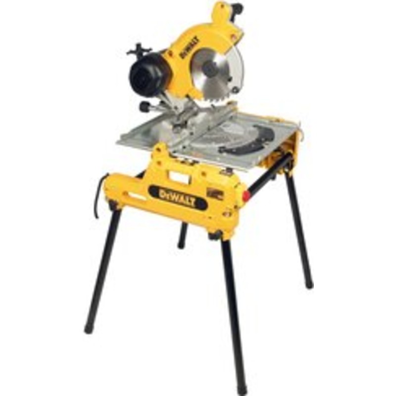 DeWalt DW743N-QS vendbar kap-/gerings- og bordsav, Ø250 mm230V