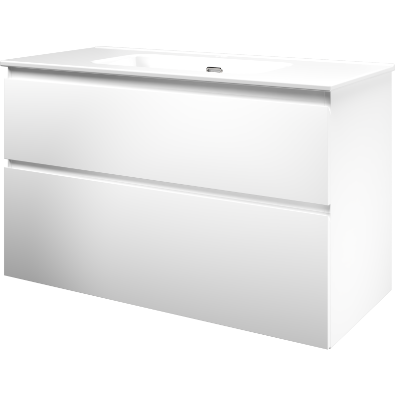 Sanibell Proline møbelpakke, 101x46,8 cm, mat hvid