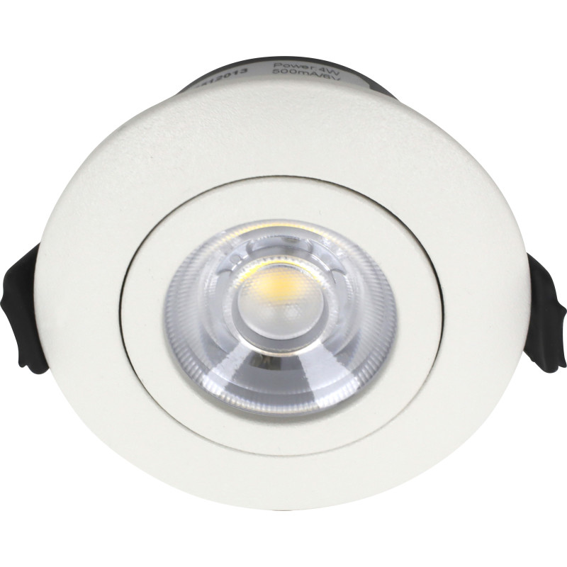 Nordtronic Low Profile Flexible G2 indbygningsspot 55 - 2700K, 270lm, inkl. driver, Hvid (mat) / Inden- og udendrs