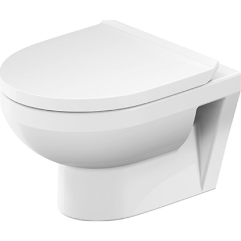 Duravit No.1 v&auml;ggh&auml;ngd toalett, utan spolkant, reng&ouml;ringsv&auml;nlig, vit