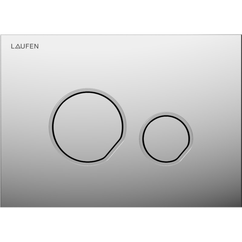 Laufen Lis tryk aw105 krom - betjeningsplade aw105 duoskyl