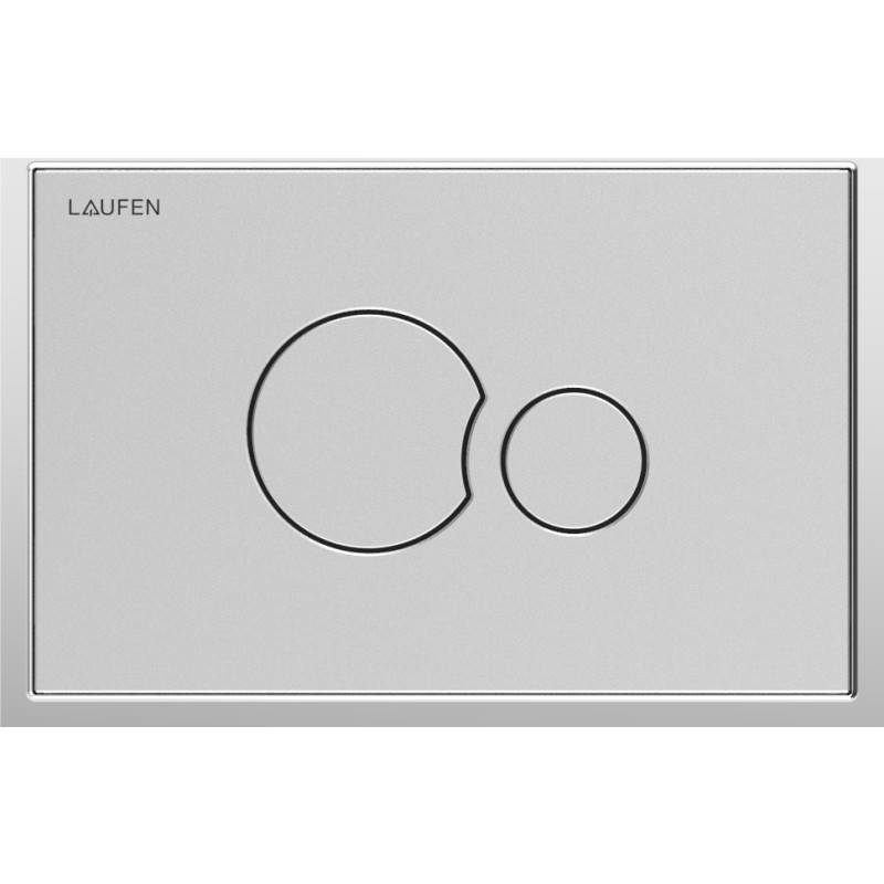 Laufen Lis AW106 betjeningsplade, mat krom