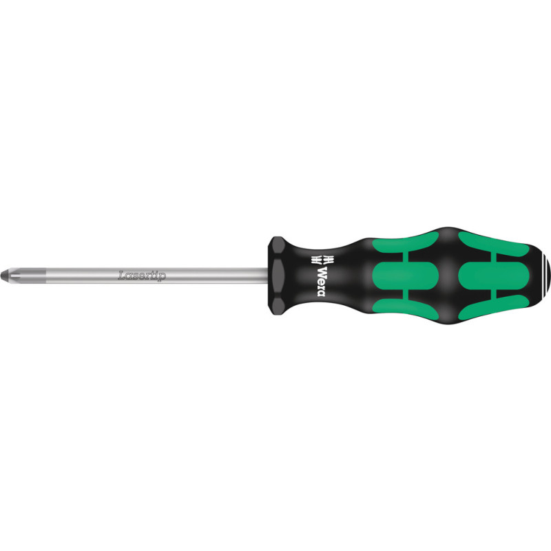 Wera 355 Kraftform Plus skruvmejsel, pozidrive-spår, PZ2