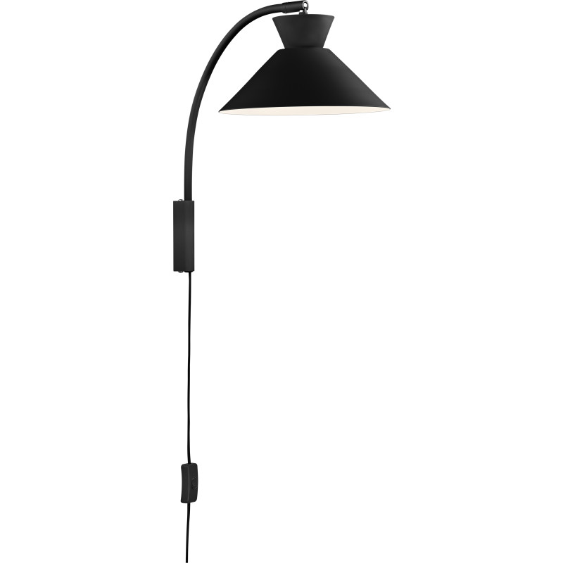 Nordlux Dial v&auml;gglampa, svart