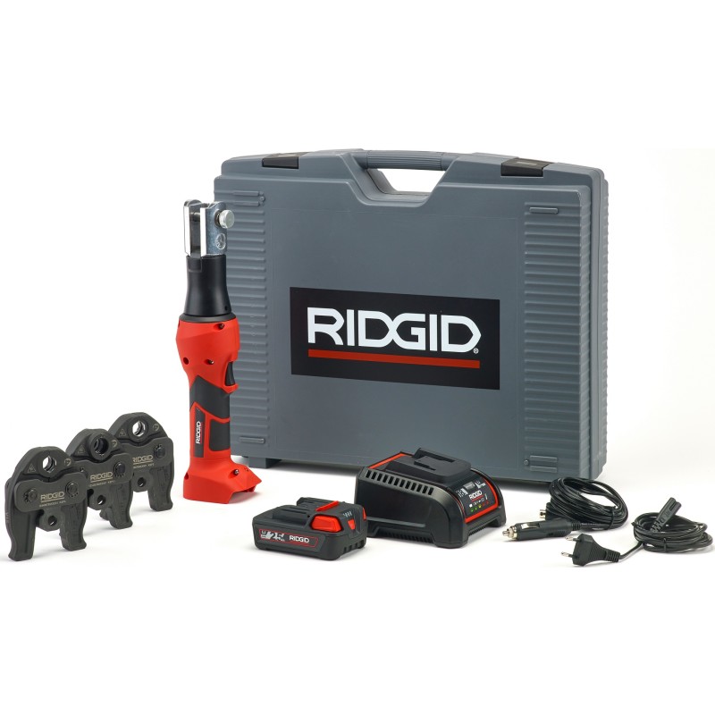 Ridgid RP219 pressmaskinsset med 3 pressbackar