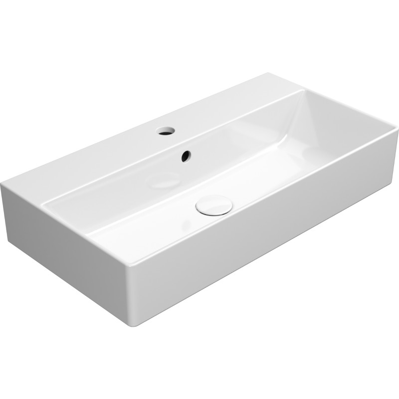GSI Kube X håndvask 700x370mm med hanehul & overløb
