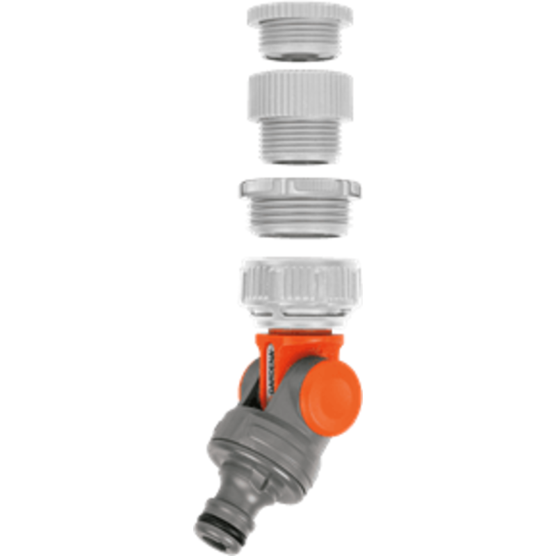 Gardena GARDENA Vinklet Hanekobling 33,3 mm (G 1") / 26,5 mm (G 3/4") / 21mm (G 1/2")