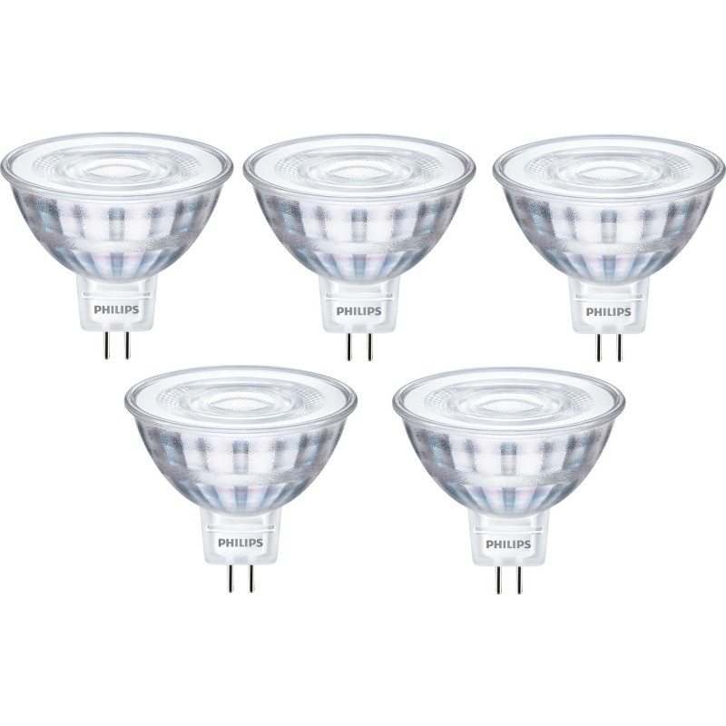 Philips CorePro - LED-spot lyspære - form: MR16 - GU5.3 - 4.4 W (tilsvarende 35 W) - klasse F - varmt hvidt lys - 2700 K
