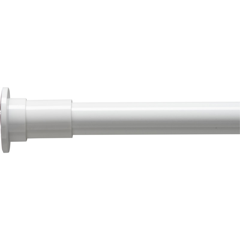 Croydex Self-Supporting Curtain Rod White - max 120 cm