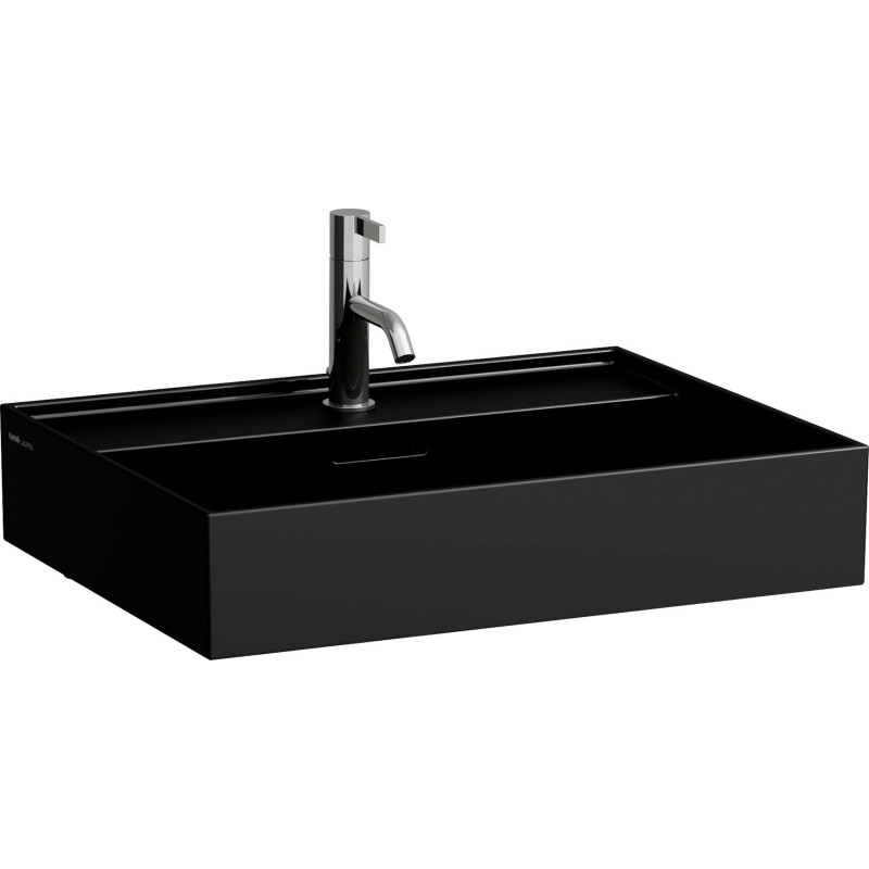 Kartell Laufen tvättställ, 60x46 cm, matt svart