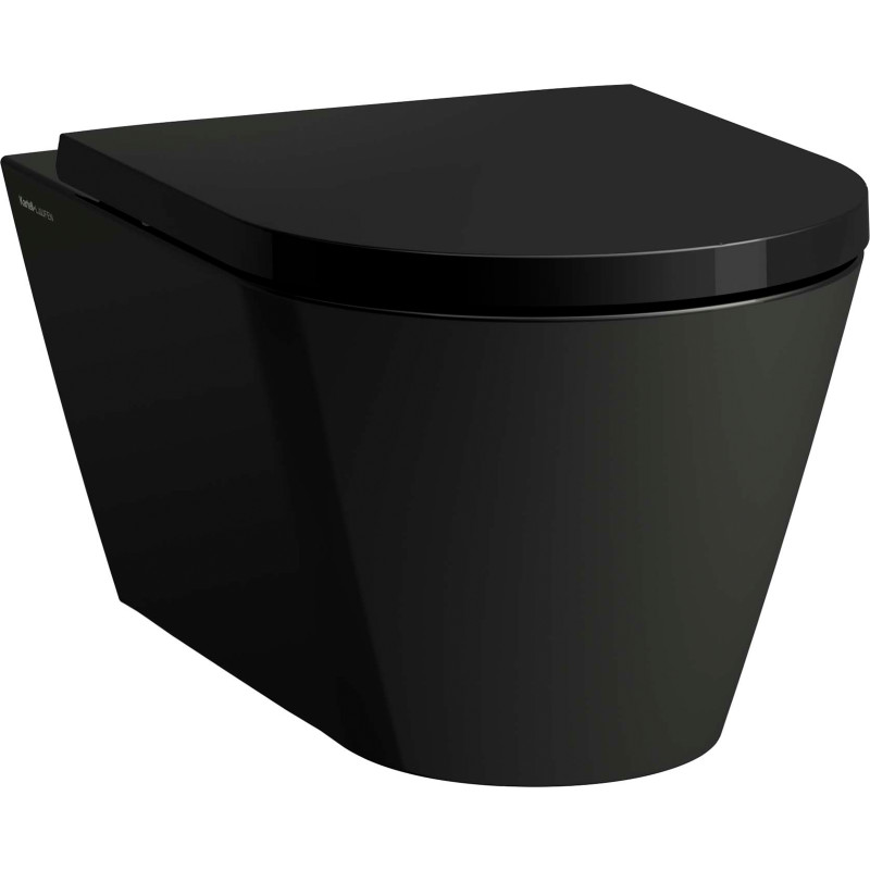 Kartell by Laufen hængeskål rimless, sort højglans. HUSK 615498101