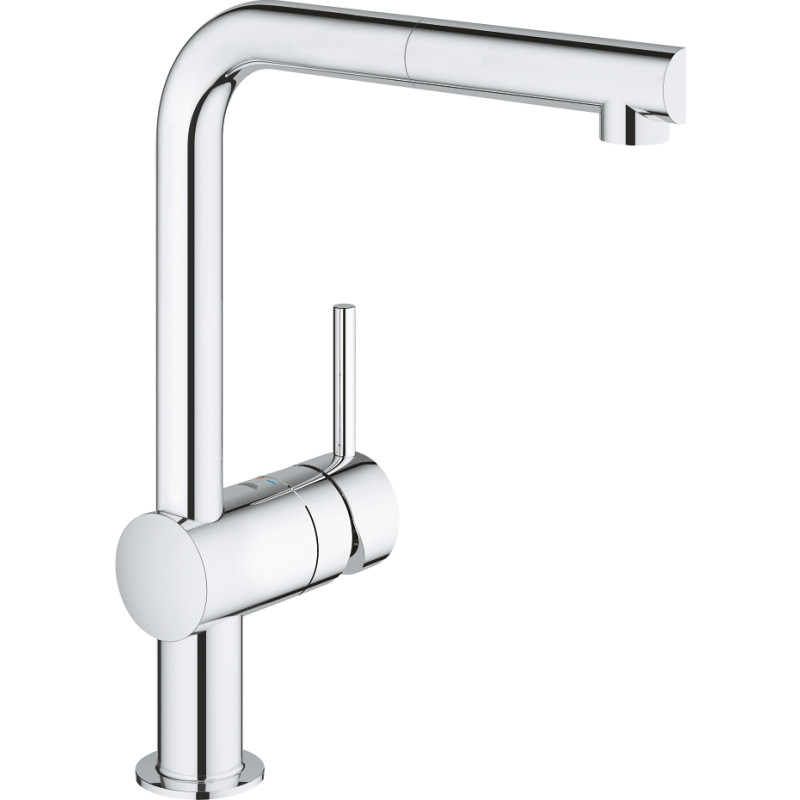 Grohe Minta etgrebs køkkenbat. - med udtrækkeligt hånd-mousseur 32168000