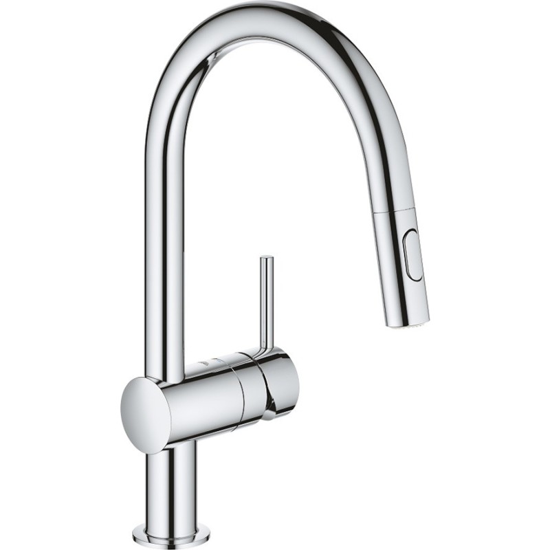 GROHE Minta køkkenarmatur brus dual C-tud. Med udtrækstud. Krom