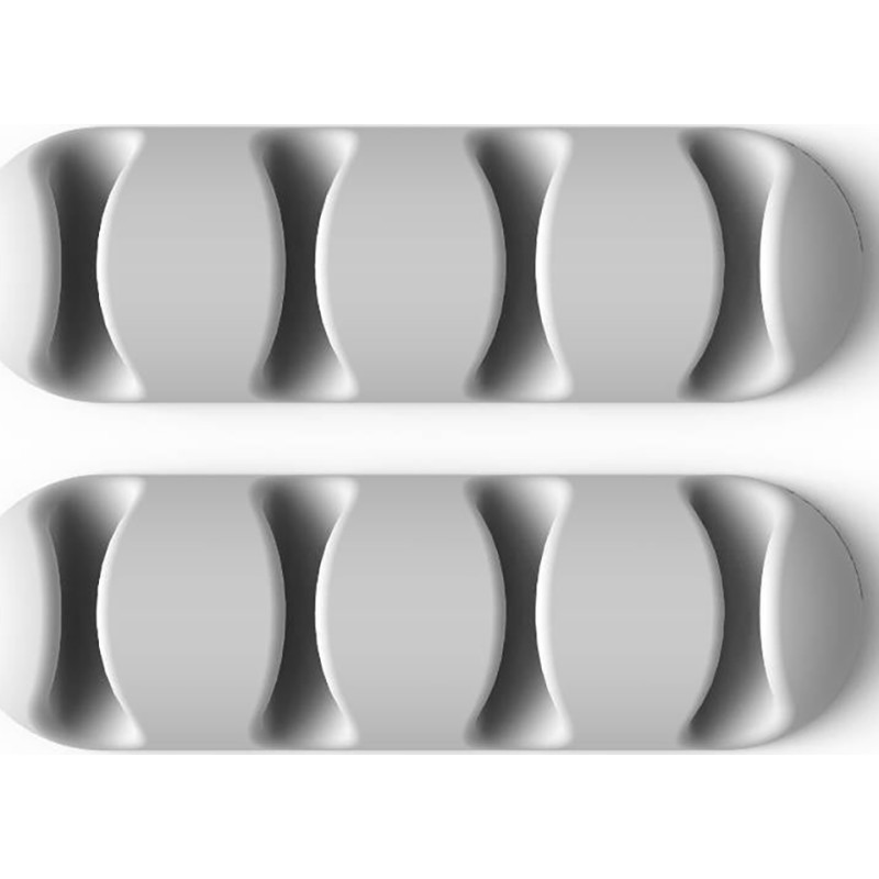 Bluelounge Cabledrop kabelholder i hvid - 2 stk.