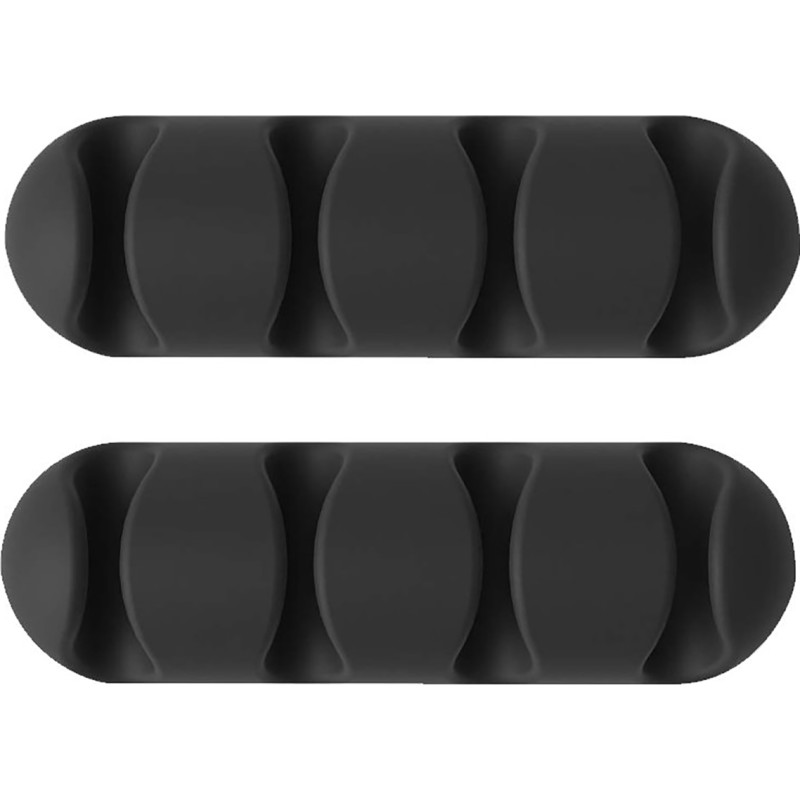 Bluelounge Cabledrop kabelholder i sort - 2 stk.