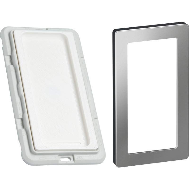 LAB3D indsats til Philips Hue V2 dimmer med LK Pure ramme, stål