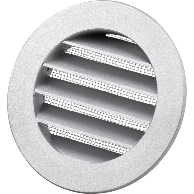 Duka Dusav udvendig jalousirist, Ø125 mm, aluminium