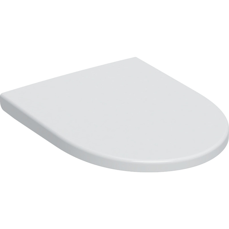 Geberit iCon toalettsits, soft close, snabbf&auml;ste, matt vit