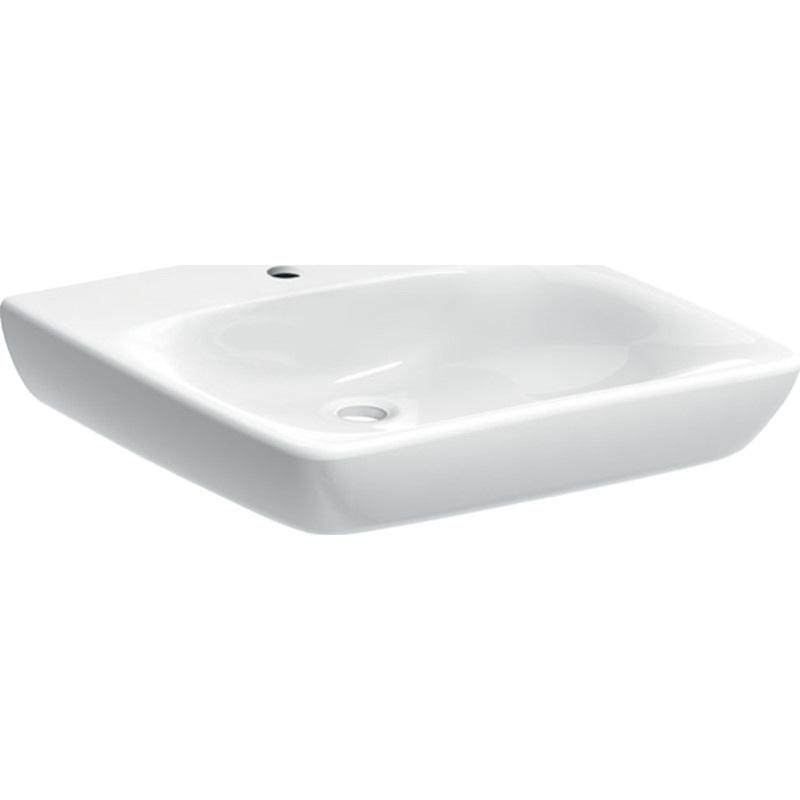 Geberit Renova Comfort tvättställ, 55x55 cm, vit
