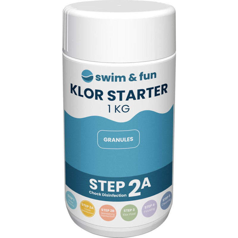 Swim & Fun Klor Starter, granulat, 1 kg