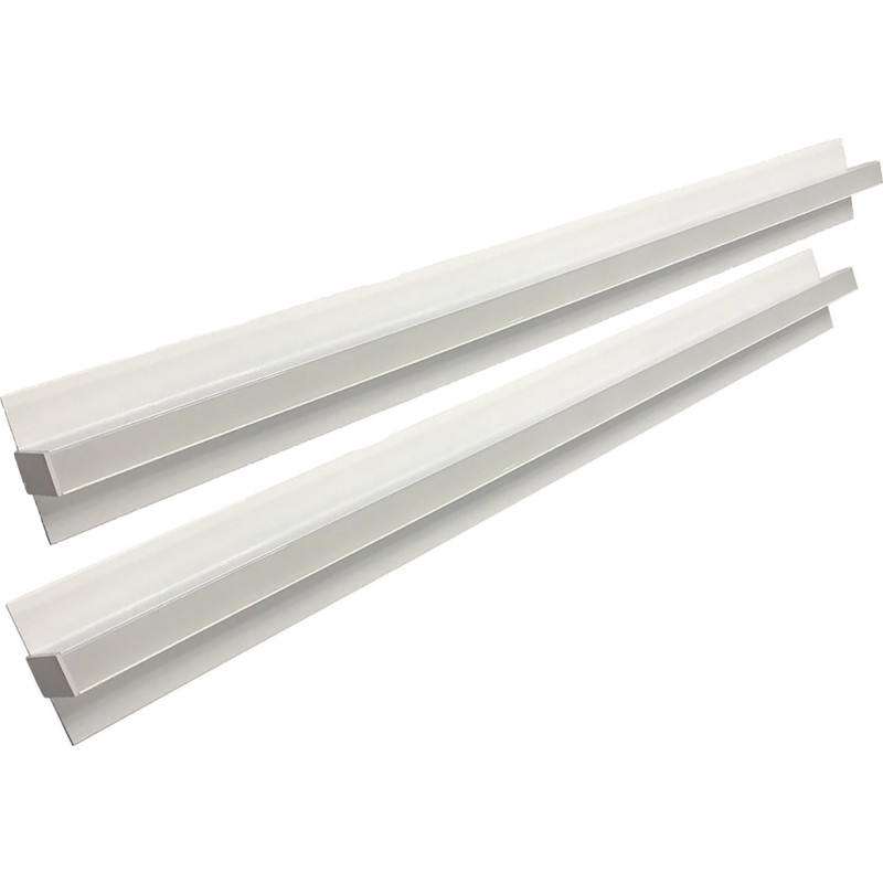 Green:ID 2 x CCT LED skinne, troldtekt, planforsænket, driver, 60 cm, 2700-4000K