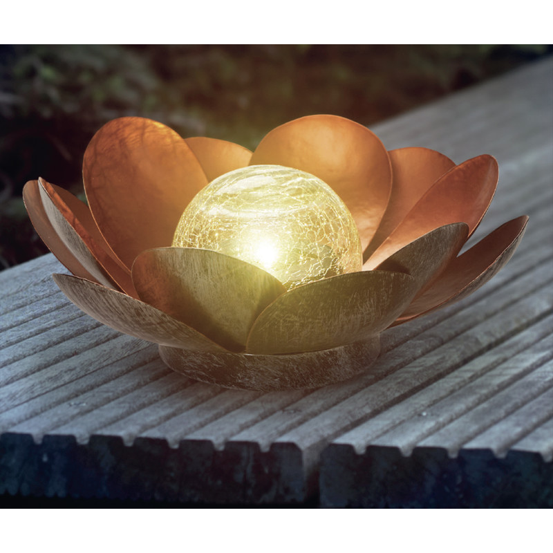 Veli Line Lotus bordslampa solcell