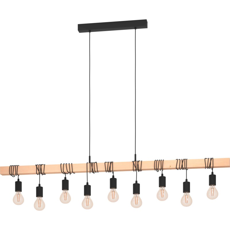 Eglo Townshend langbordspendel, 9 lamper