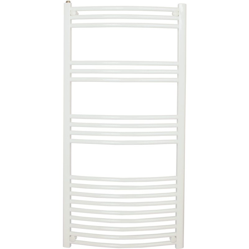 Kriss Athena håndklædetørrer, kombi, 60x120 cm, hvid