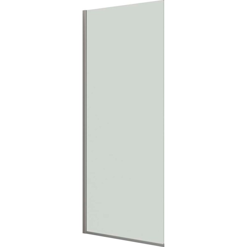 Dansani Match duschv&auml;gg, modell D, 97 cm, klart glas, satin profil