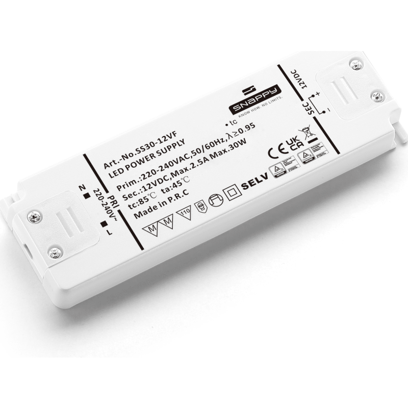 Snappy LED driver, 12V, 30W